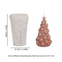 3D Christmas Tree Epoxy Silicone Molds, DIY Cone, Christmas Candle Decoration, Aromatherapy Plaster Candle Ornaments,Gypsum Resin Craft Casting Molds - Christmas Decoration, DIY Gift,Home Decor, Art Gifts
