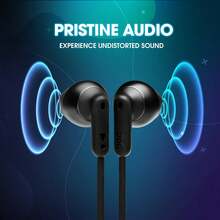 Tune 215BT 蓝牙无线入耳式耳机，配备 3 键麦克风/线控、扁平线缆和强劲的 JBL 纯低音音效 - 黑色 - 查看 7