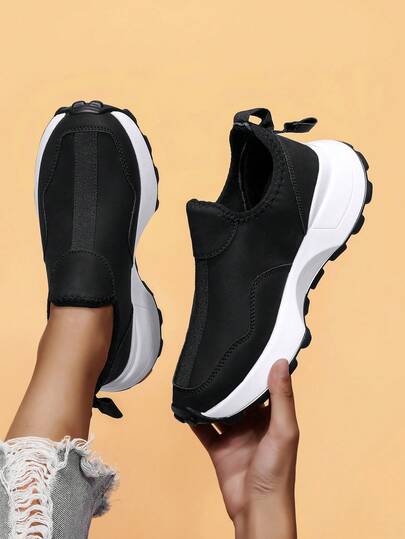 Unisex Fashionable Casual Sneakers, Slip-On Athletic Shoes, Suitable For All Seasons
