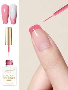 15 مل طلاء أظافر جل، جل آي لاينر للأظافر، طقم/زجاجة طلاء أظافر فردية - 9 ألوان. ألوان جل آي لاينر طلاء الأظافر - أحمر، أسود، أبيض، وردي، عاري، بنفسجي، قرمزي، أخضر، أزرق داكن. طلاء أظافر جل قابل للتقشير بفرشاة أظافر رفيعة مدمجة. معبأ في زجاجات. هدية للنساء