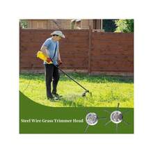 Universal 3/6 Blade Wire Trimmer Head – Electric Tool Accessory For Garden/Sidewalk/Pavement Cleaning & Lawn Mower Edging - 1Pcs (six blades) - View 7