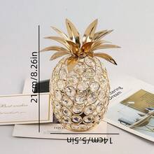 New Creative Crystal Crafts Apple Pear Pineapple Style Home Decoration Pieces - Multicolor - View 3