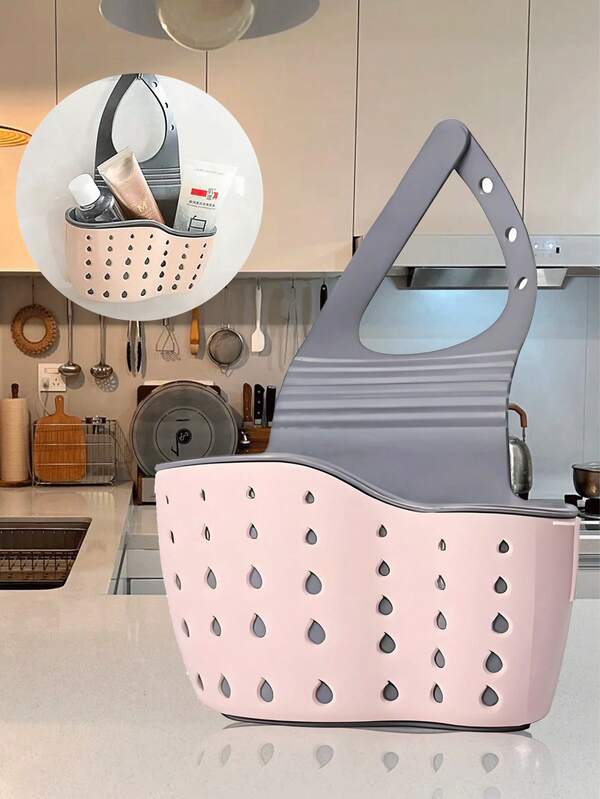 3 Pieces Of Sink Sponge Rack, Kitchen Storage Box, Silicone Storage Box, Adjustable Snap Sink Sponge Rack Drain Rack, Kitchen Sink Hanging Drain Basket, Faucet Hanging Basket, Kitchenware Gadgets, Kitchen Sink Storage Rack, Home Cleaning, Kitchen Cleaning, Party Cleaning