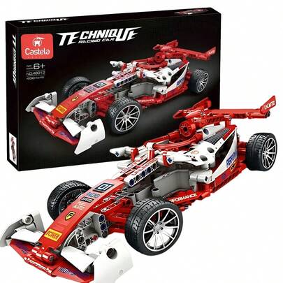Carro de Corrida Blocos De Montar Racing Car 486 Peças Cbs0104 - Castela