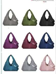 bolsa de ombro esportiva feminina - Vinho - Visão 3