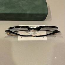 NewUnisex  Light Glasses, Square Reading/Computer Reading Glasses, Women's Fashion Glasses, Clear Lenses, Protective Clear Lenses, Reduce Eye Strain Caused By Computers, TV And Games - Black - View 2