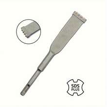 1 szt. Dłuto elektryczne z czterema zębami, krótkie, zintegrowane, dłuto i młotek, frez z węglika spiekanego do zaprawy, uchwyt SDS-Plus, narzędzie do usuwania spoin betonowych, cienki kształt tarczy, konstrukcja z sześcioma ostrzami, nadaje się do cięcia i szorstkowania muru, cegieł i kamieni