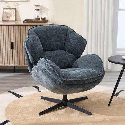  Chairus Occasional Accent Chair Swivel Armchairs For Living Room Relax Lounge Chair Upholstered Reading Chair