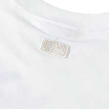MLB Kaos Lengan Pendek Unisex Motif Pohon Palem Ukuran Besar untuk Musim Panas, Ringan, Nyaman, dan Kasual - putih pucat - View 4