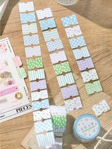 Băng dính Washi họa tiết hoa lấp lánh 2m/cuộn, nhãn dán thẩm mỹ sáng tạo, vật dụng thủ công trang trí cắt dán DIY, quà tặng ngày lễ, văn phòng phẩm học sinh làm sổ lưu niệm cá nhân hóa - Màu xanh lam - Xem 1