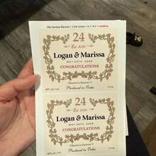 1/3/5pcs Customized Cognac Wine Label/21st Birthday Gift/30th Birthday Gift (For Men)/Printable Cognac Wine Label/Customized Birthday Label/Personalized Wine Label, Holiday Calendar - Normal - View 5