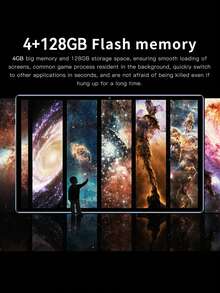 Qetupa Qetupa 10.1 Inch M9-3 Android 14 Tablet,4GB RAM+128GB ROM,MTK6771 Octa-Core 2.0GHZ Processor,HD(1280x800) IPS Touch Screen,5MP Front Camera&13MP Rear Camera,6000mAh Battery,802.11ac WIFI5,BT 5.4,GPS,No Support SIM Card Festival Gifts