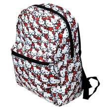 Hello Kitty All Over Print 16" Backpack - 紅白色 - 查看 5