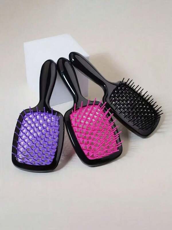 2pcs Women's Hair Care Brush Set Combo, Shampoo Brush & Bottle Set, Convenient Haircare Accessories, Best Seller ,Hair Styling Kit