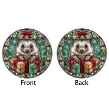 1 pièce, Attrape-soleil en forme de hérisson et de champignon, décoration de jardin, suspension colorée en acrylique pour fenêtre, décoration murale, décoration de fête, décoration de salon, chambre, véranda, décoration de maison à thème animalier, cadeau pour les amateurs de nature