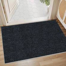 低矮型室内入口地垫，防滑橡胶底，可水洗吸水室内门垫，玄关地毯，前门垫，迎宾垫，室内/室外入口门垫，露台/门廊地垫，防滑入口垫，室内/室外通用门垫 - 彩色 - 查看 27