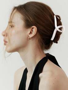 4pcs/1pc Fashionable Soft Silicone Hair Claw, Durable Anti-Fall Protective Hair Clip, Suitable For Gifts, Vacation, Photography Hair Accessories Fall Claw Clip Fashion Hair Clip Autumn Hair Clutch Winter Accessories Bows