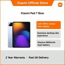 Xiaomi Pad 7 8GB+128GB / 8GB+256GB – Snapdragon 7+ Gen 3, 11.2" 3.2K 144Hz Display, Dolby Vision, Wi-Fi 6E, USB 3.2, 8850mAh + 45W Charging – Ideal For Study, Streaming & Creative Work - UK Plug(220-240V) - View 3