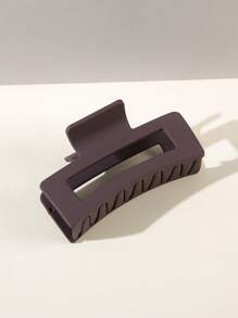 4/3/1件纯色复古简约风格塑料大号发夹，女士适用。简约时尚百搭的发饰，提升您的日常造型，适合日常使用、户外、淋浴、清洁、化妆、发型设计和服装搭配，优雅时尚的女士大号发夹装饰头饰。发夹发夹发夹发夹秋冬爪夹发饰，适合女士度假装扮 - 彩色 - 查看 6