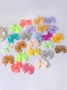 5/20/40个宠物马卡龙蝴蝶结发夹 - 可爱宠物的甜蜜必备单品。柔软有弹性的发夹设计，不会损伤毛发。多种马卡龙色可选。甜美的蝴蝶结造型，非常适合拍照和打卡。非常适合猫咪/小狗日常佩戴或派对造型。