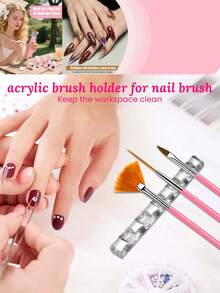 33件套美甲笔套装，美甲工具套装，点钻笔，除尘刷，长线笔，凝胶指甲油设计笔，美甲笔套装，专业人士和初学者必备的美甲用品，适合家庭和美甲沙龙使用 - 彩色 - 查看 4