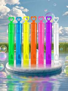 12/24/48支装迷你泡泡棒，手动泡泡机（不含泡泡液），小型派对礼品，营造节日气氛，生日、婚礼、派对泡泡玩具（不含泡泡液） - 彩色 - 查看 4