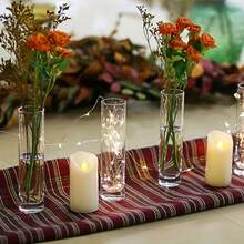 Zestaw 1/3/6 smukłych, cylindrycznych szklanych wazonów, idealnych na rocznice ślubu, przyjęcia urodzinowe i jako centralne elementy dekoracji stołu