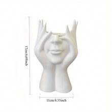 Human Body Art Styling Storage Holder (1pc) – Multi-Functional Desktop Organizer For Office Supplies, Makeup Brushes, Decorative For Office & Vanity