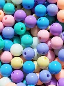 200 Pearl Beads 8mm Mix Colors Beads Crafts Jewelry - 400 單位乳白色和啞光 - 查看 2