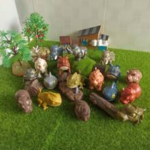 20 件儿童拇指玩具恐龙、迷你恐龙手指木偶套装、迷你卡通恐龙手指木偶、派对礼物、玩耍、学校复活节礼物、（恐龙款式随机）、学校用品老鼠木偶、动物派对礼物、带线木偶 - 彩色 - 查看 34