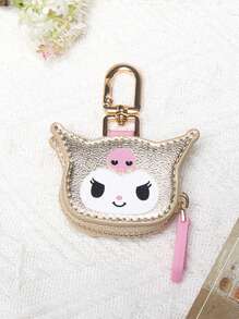 Sanrio 可爱卡通 Hello Kitty 钥匙扣，优质 PU 皮革包袋饰品，3D 蝴蝶结，适合女士的可爱礼物，生日圣诞派对礼物，适用于钱包、配件收纳车内配件 Goth Y2k