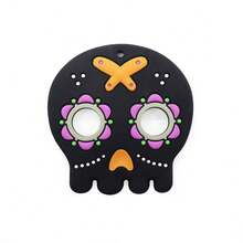 1 件装硅胶婴儿牙胶，万圣节元素鬼南瓜蝙蝠牙胶，万圣节礼物 - 彩色 - 查看 15