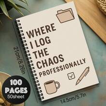 1 件趣味环形螺旋笔记本日记本，趣味时尚智能笔记本，适合工作和会议 - A - 查看 2