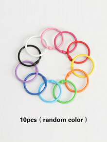 10/50 Pack Loose Leaf Binder Ring, Binder Rings 1 Inch, Binder Rings, Book Rings, Metal Rings For Index Cards, Rings For Flash Cards, Index Card Rings, Paper Rings, Small Binder Ring, Book Ring School Supplies,Back To School