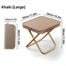 Portable Folding Camping Stool, Lightweight & Travel-Friendly Chair For Camping, Fishing, Commuting, Queuing Outdoor Activities