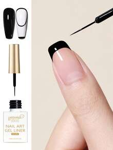 15 مل طلاء أظافر جل، جل آي لاينر للأظافر، طقم/زجاجة طلاء أظافر فردية - 9 ألوان. ألوان جل آي لاينر طلاء الأظافر - أحمر، أسود، أبيض، وردي، عاري، بنفسجي، قرمزي، أخضر، أزرق داكن. طلاء أظافر جل قابل للتقشير بفرشاة أظافر رفيعة مدمجة. معبأ في زجاجات. هدية للنساء