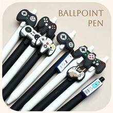 10/1pc Creative Ballpoint Pen, Game Controller Sticker, Gel Pen, Student Gift Pen, School Stationery, Suitable For Students, Adults, Teachers, Creative Gifts, Writing Pens, Markers, Medium Nibs,School Supplies,Stationery