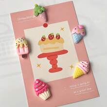 5pcs/Set Refrigerator Magnets - Fridge Magnets - Decorative Accessories For Office, Kitchen And Storage Cabinets - Creative Decor - Home Decor - Holiday Gifts - Office Supplies - Multi-Scene Use - Multicolor - View 4