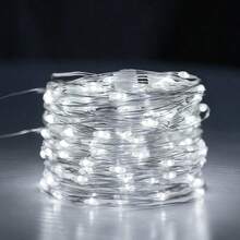 1 buah Lampu Hias Plastik 10/20/30/50/100/200 LED, Panjang 1/2/3/5/10/20M, Lampu Dekoratif Lucu yang Dapat Diperpanjang untuk Rumah - MultiWarna - View 47