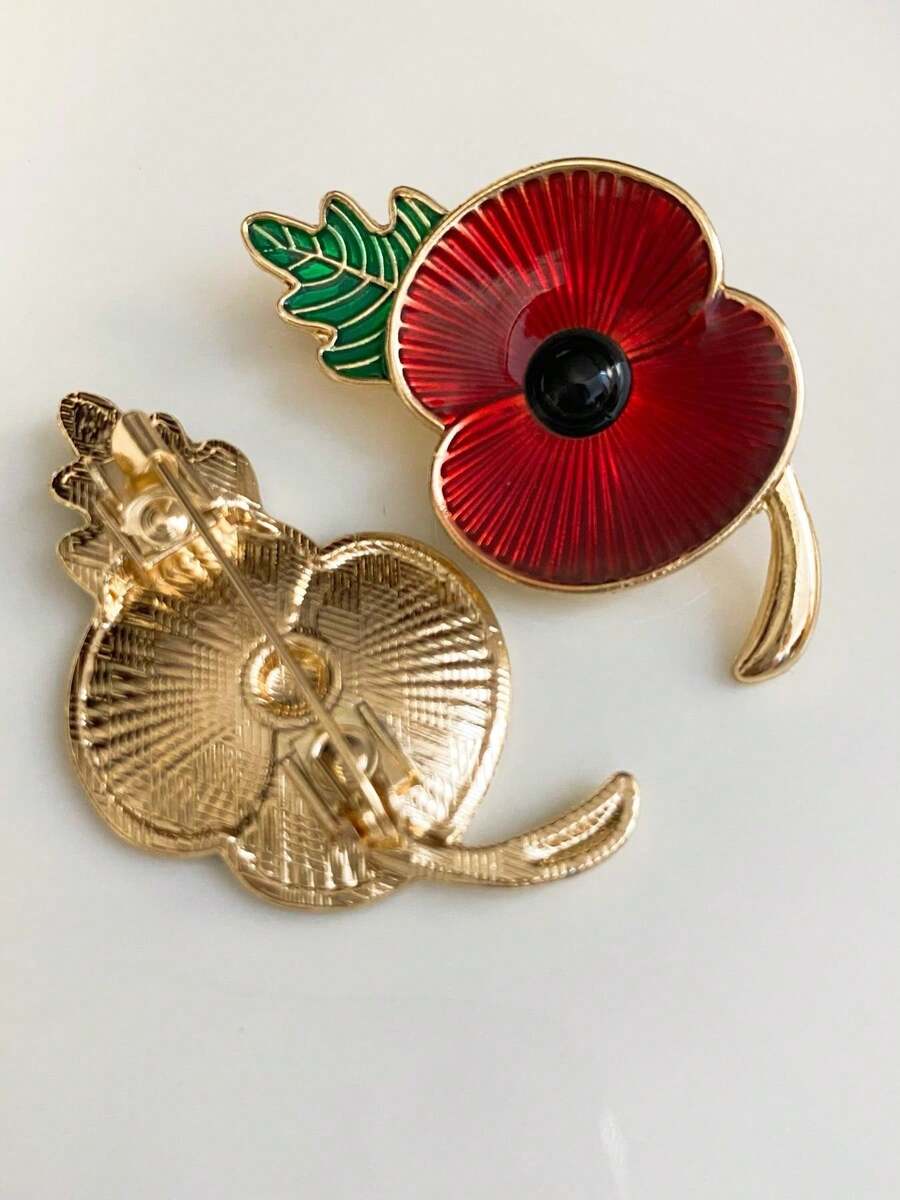 1 Máy Tính Anh Túc Lapel Pin Ngày Tưởng Niệm Vương Quốc Anh Kỷ Niệm Pin Huy Hiệu Kẻo CHÚNG TA QUÊN Quà Tặng Chất Lượng Cao Hoa Anh Túc Đỏ vòng Hoa Thổ Cẩm - trâm cài áo lưu niệm - Xem 1