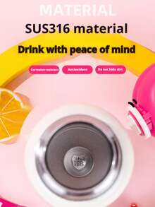 Disney 3D Character Insulated Cup For Children, Elementary School Straw Cup, Direct Drinking Character Double Drinking Insulated Cup, Kindergarten Water Cup, Elementary School Straw Cup, 530ML - Multicolor-530ml - View 6