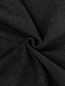 Comfortable Men's Solid Color Casual Pants, Men's Urban Fashion Pants, Suitable For Everyday Wear, A Gift For A Boyfriend Or For Back To School. - 黑色 - 查看 8