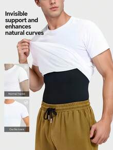 Men's Compression Shirt Slimming Body Shaper Vest Gym Workout Tank Top Sleeveless Abdomen Shapewear Gynecomastia Compression Shirts, Tummy Control Undershirts - Change In Seconds