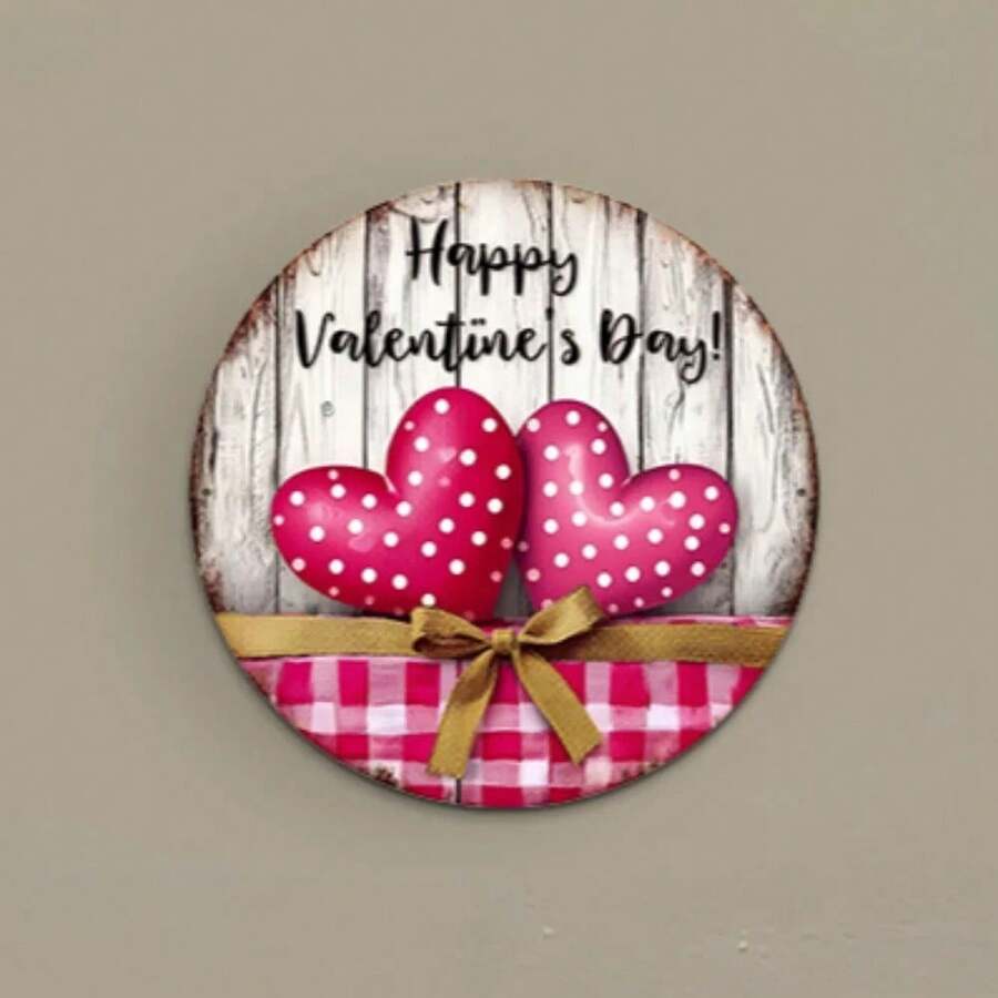 Delight Your Loved Ones This Valentine's Day With This 8x8 Vintage Aluminum Sign, Great For Both Indoor And Outdoor Home Decor. - Nhiều màu - Xem 1