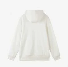 Skechers New Casual Unisex Knitted Hooded Pullover Sweatshirt - White - View 2