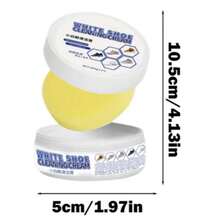 Crema Quitamanchas For Zapatos Limpiador De Zapatos Crema L - Blanco - Ver 2