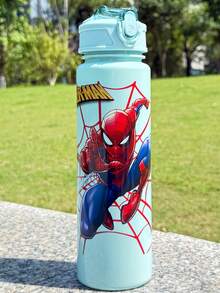 Botella de agua con tapa y pajita con diseño de , portátil y duradera, adecuada para viajes, deportes al aire libre y ejercicio, un regalo de cumpleaños para amigos y familiares.