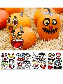 30 Pieces/60 Pieces Scary Halloween Anime Cartoon Vampire Pumpkin Puzzle Manual DIY Stickers, Sticker Pack - DIY Decorating Water Bottles, Skateboards, Helmets, Cars, Cartoon Character Stickers Use Stickers, Popular Anime Stickers, Anime Young Cute Characters Series Cup Stickers On Phones, Laptops, Boxes, Notebooks,