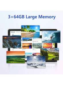 Qetupa Z50 10.1" Android 14 Tablet,3GB RAM+64GB ROM,MTK 6755 Octa-Core 1.8GHZ Processor,HD(1280x800) IPS Touch Screen,BT 5.2&802.11ac WiFi5,GPS,2MP Front Camera&5MP Rear Camera,6000mAh Large Battery,No Support SIM Card,Reading, And Gaming.Tap Into Entertainment From Anywhere With A Lightweight