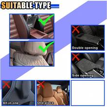 Soporte para cartera de coche, organizador de bolsillo de red entre asientos, asiento trasero para niños y mascotas, accesorios de almacenamiento interior de automóvil para mujeres y hombres - Beis - Ver 5